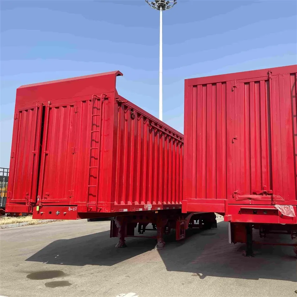 Cerbyd trelar 40 troedfedd 53 troedfedd amgaeedig blwch van math lled -ôl -gerbyd